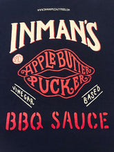 Load image into Gallery viewer, Inman&#39;s Spicy Apple Butter Pucker BBQ Sauce T-Shirt